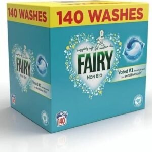 Fairy Non Bio Pods. 140 Washes. Laundry Detergent. Washing Liquid Tablets/Capsules – By Shop 4 Less