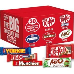 Nestlé 30x Chocolate Bars The Big Variety Box (1.3Kg)