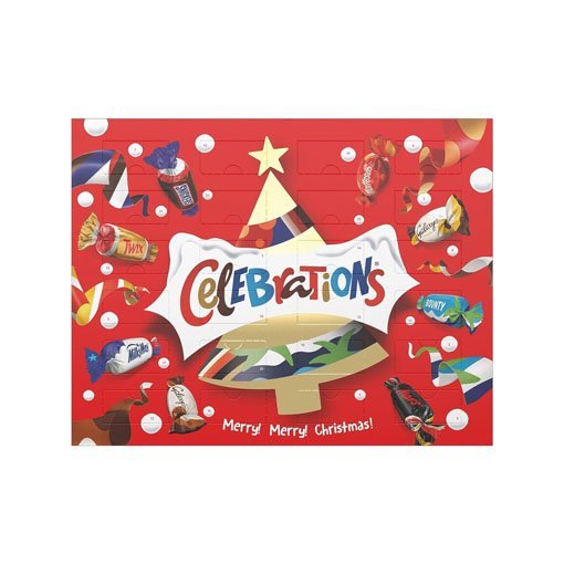 【2024 Black Friday Sales + Free Shipping 】Celebrations Milk Chocolate Christmas Advent Calendar 215g*2